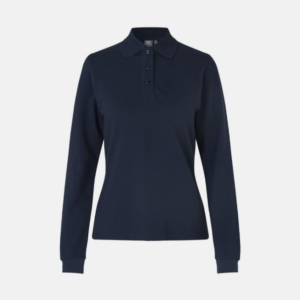 ID Dames Long-sleeved polo shirt stretch