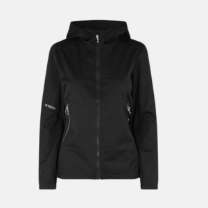 Alternative view of ID Dames soft shell jacket light hoodie